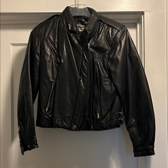 The Leather Warehouse Jackets & Blazers - The Leather Warehouse Black Women’s Moto Jacket - Size Small